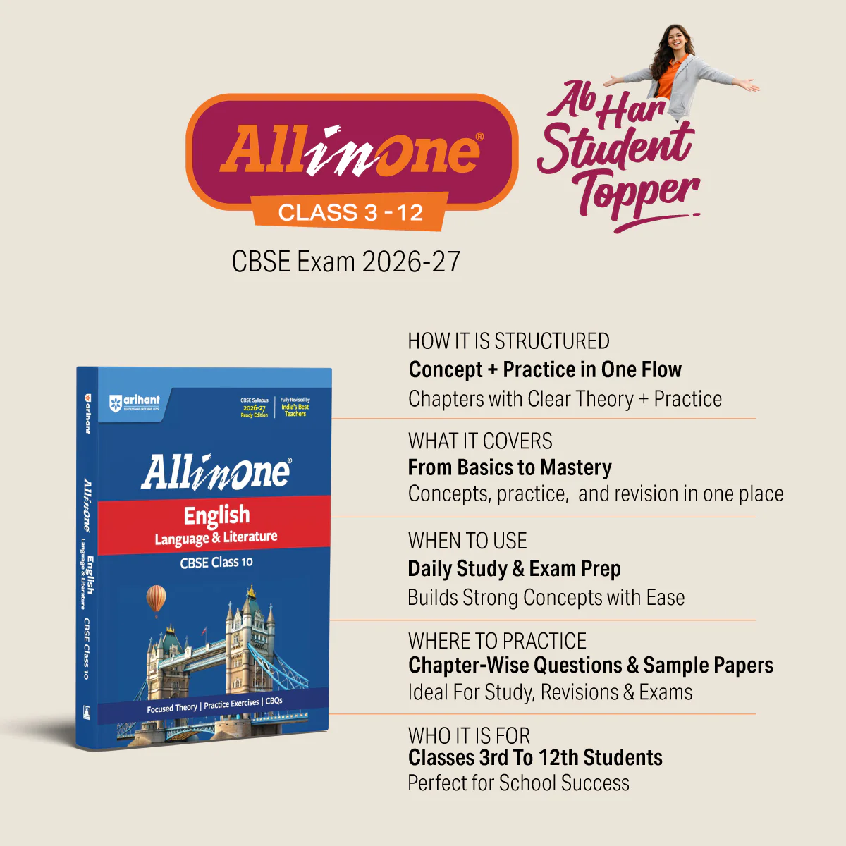 All in One Science Class 10 for CBSE Exam 2026-27 | NCERT Based Complete Theory, Practice Exercises, CBQs, A-R, Sample Papers & Mind Maps | Revised Edition as per Latest Syllabus - Image 3