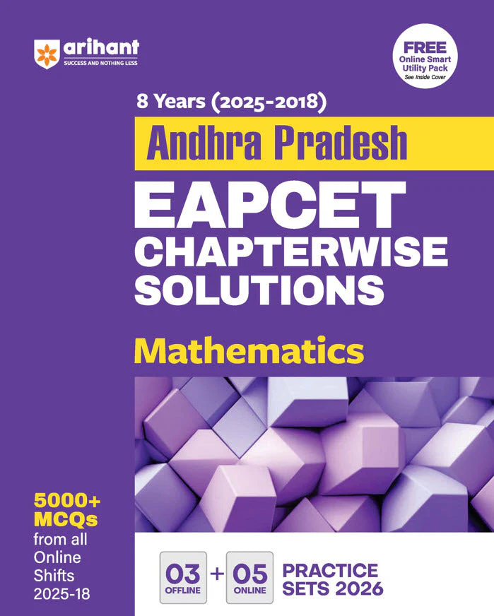 Combo of Andhra Pradesh EAPCET 8 Year Chapterwise Soultions 2025 |  Physics, Chemistry Mathematics  | English Medium - Image 3