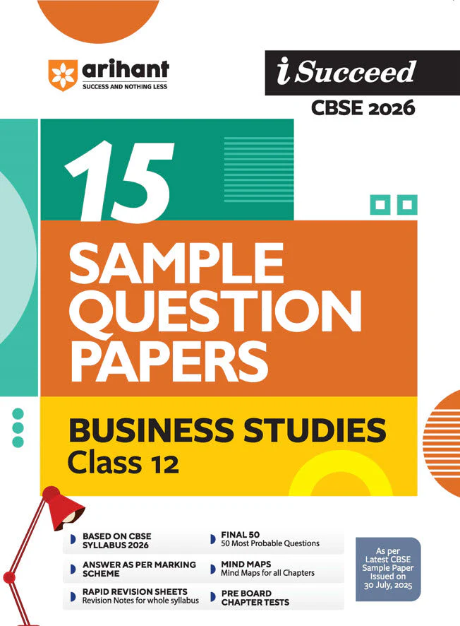 Combo of CBSE i-Succeed Sample Question Papers for Class 12th | Accountancy, Business Studies, Economics, English Core | With Free NCERT Solutions Economics for Class 12th | English Medium - Image 3