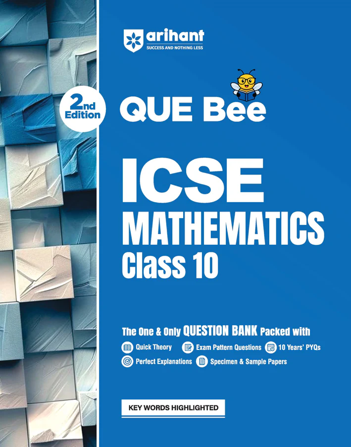 Combo of ICSE QUEE BEE Class 10 Exam 2027 | Physics, Chemistry, Biology & Mathematics | As per Latest ICSE Syllabus | Que Bee 2nd Edition - Image 4