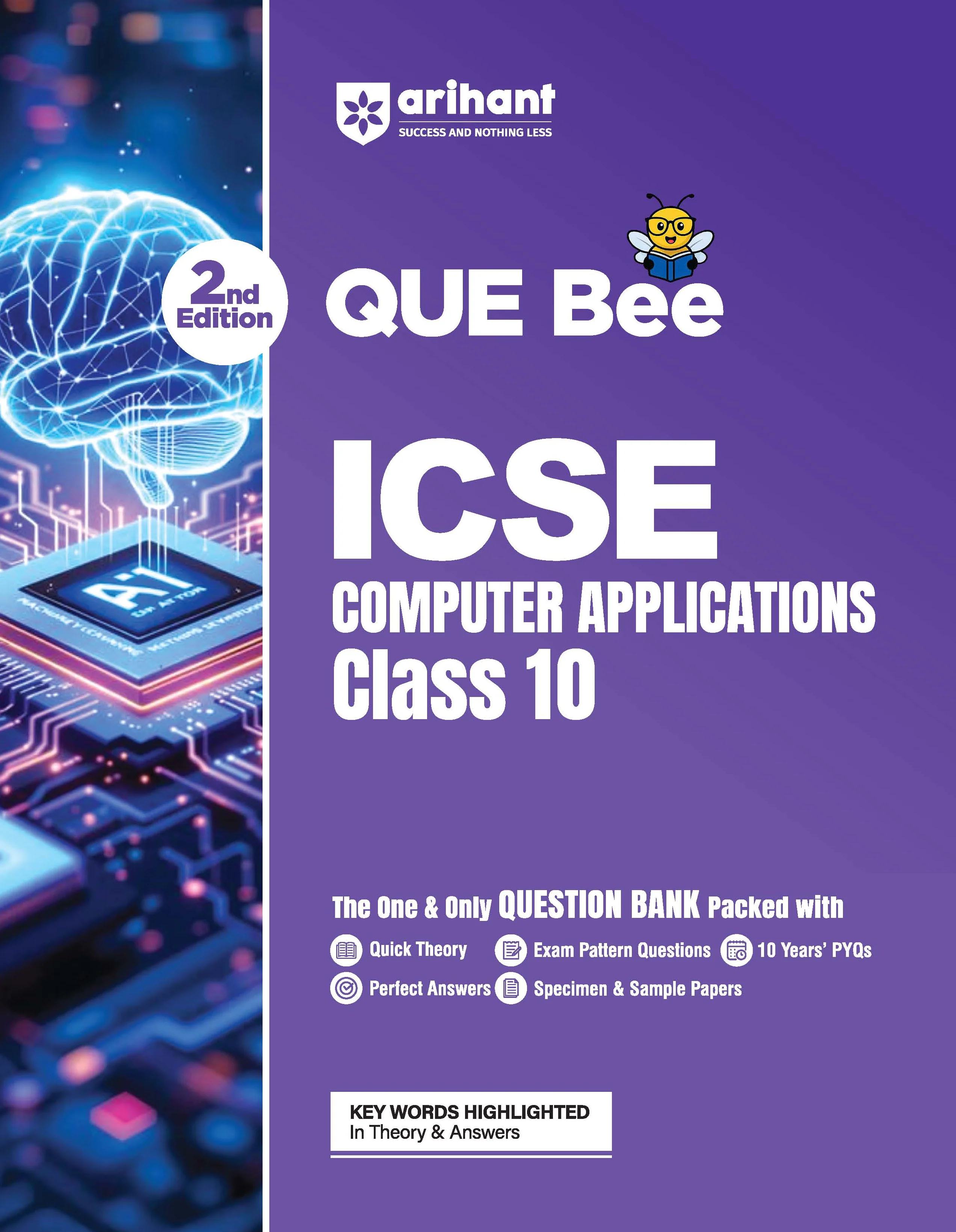 Combo of ICSE QUEE BEE Class 9 & 10 Exam 2027 | English Lit (Paper-2), Hindi, Computers Application | As per Latest ICSE Syllabus | Que Bee 2nd Edition - Image 5