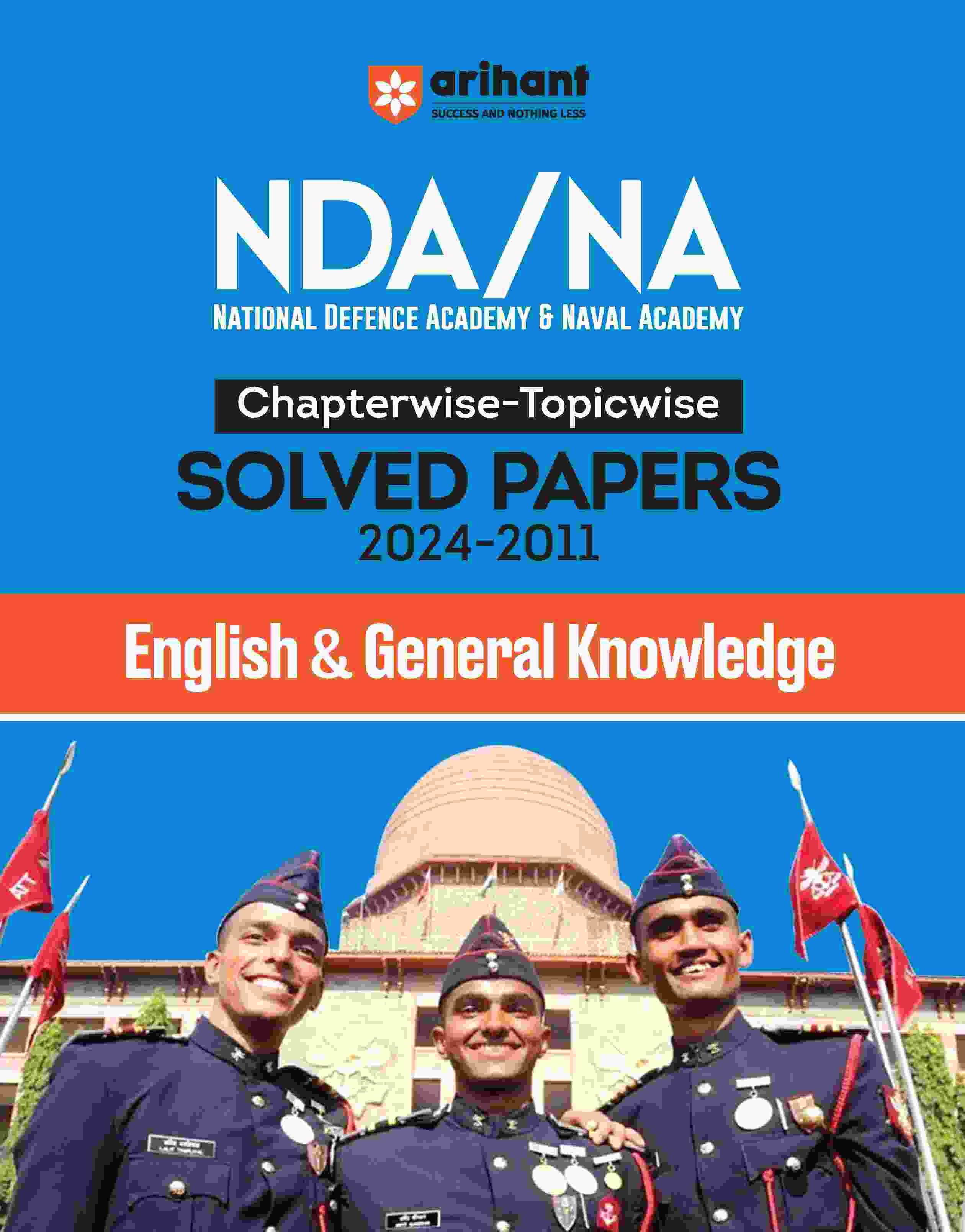 NDA/NA 2025 | English & General Knowledge Chapterwise - Topicwise Solved Papers (2024 - 2011) | English Medium