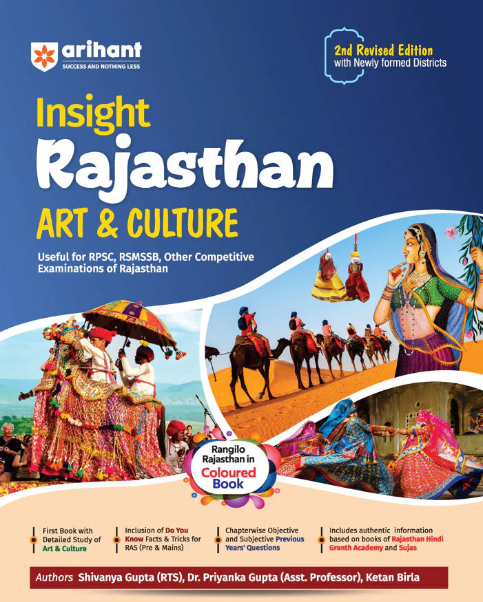 Combo of Rajasthan Pocket RRR | Insight Rajasthan, Part-1 Art & Culture, Part-2 History, Part-3 Polity & & Static GK & Part 4 Geography & Economy | English Medium - Image 2
