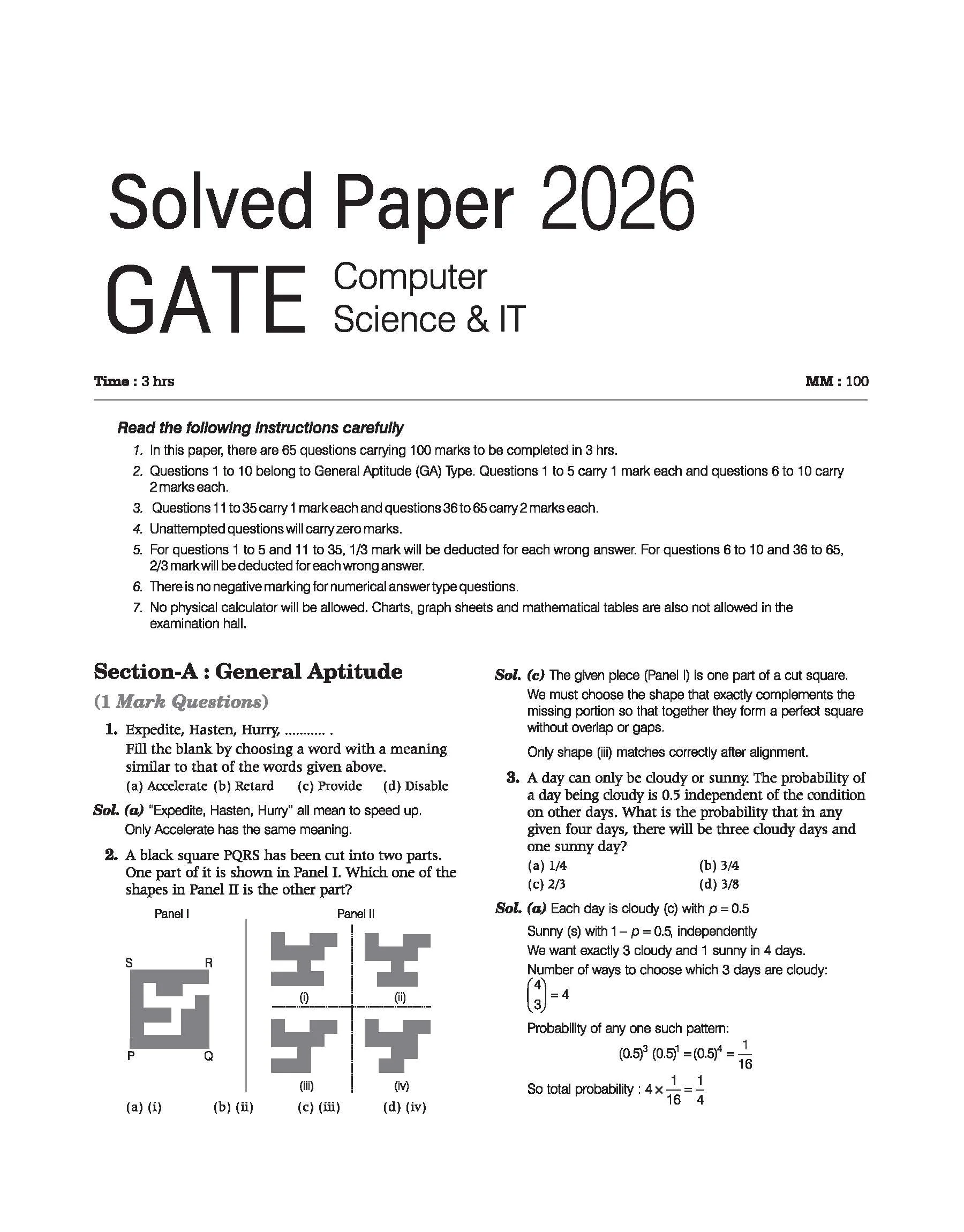 GATE Computer Science & Information Technology Chapterwise Solved Papers 2026–2000 |Chapterwise & Yearwise Detailed Explanations as per GATE Pattern - Image 4