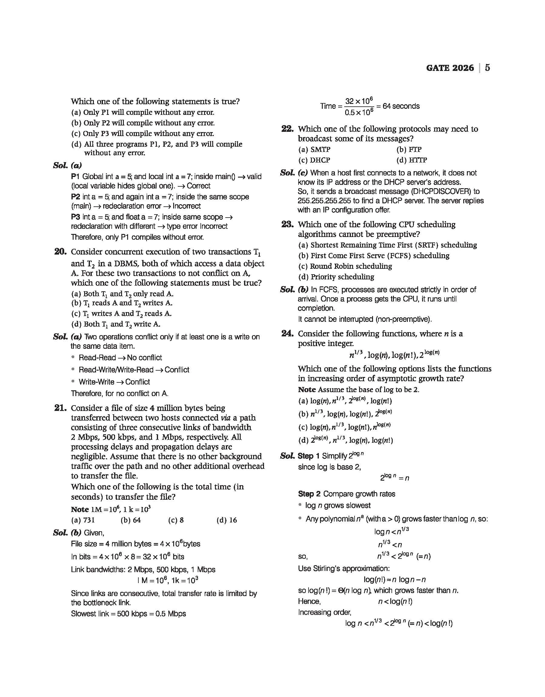 GATE Tutor 2027 Computer Science & Information Technology | Solved Papers 2023–2026 & 5 Mock Tests | Complete ECE Preparation Book | Shanti Kirupani, Prachi Jain, Amrita Mishra - Image 5
