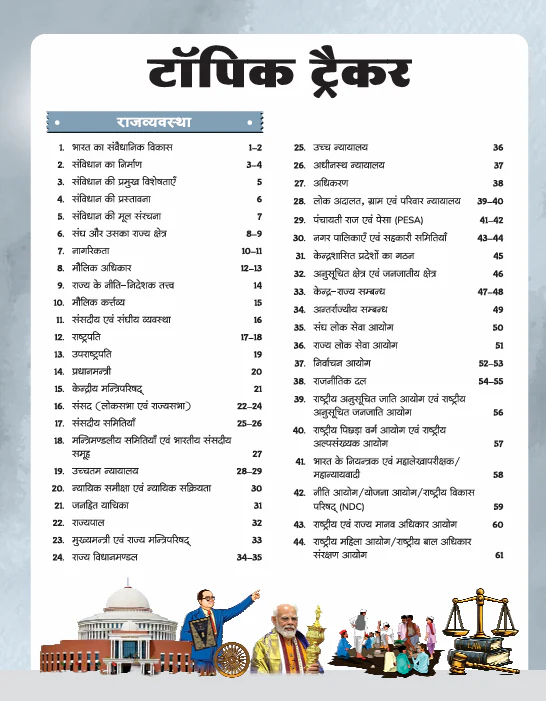 GPS Bharatiya Rajvyavastha (Indian Polity)| with Infographics Mindmaps & Flowcharts | for UPSC, IAS, PCS, SSC, Railway, NDA, CDS &  Other Competitive Exams | Hindi Medium - Image 3
