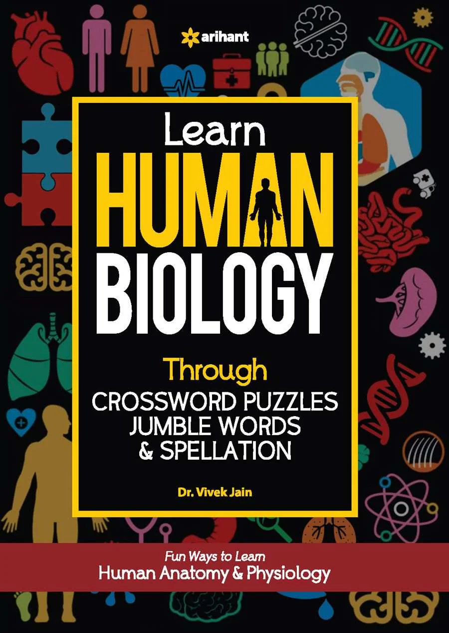 Learn Human Biology (Through Crossword Puzzles Jumble Words & Spellation) | English Medium