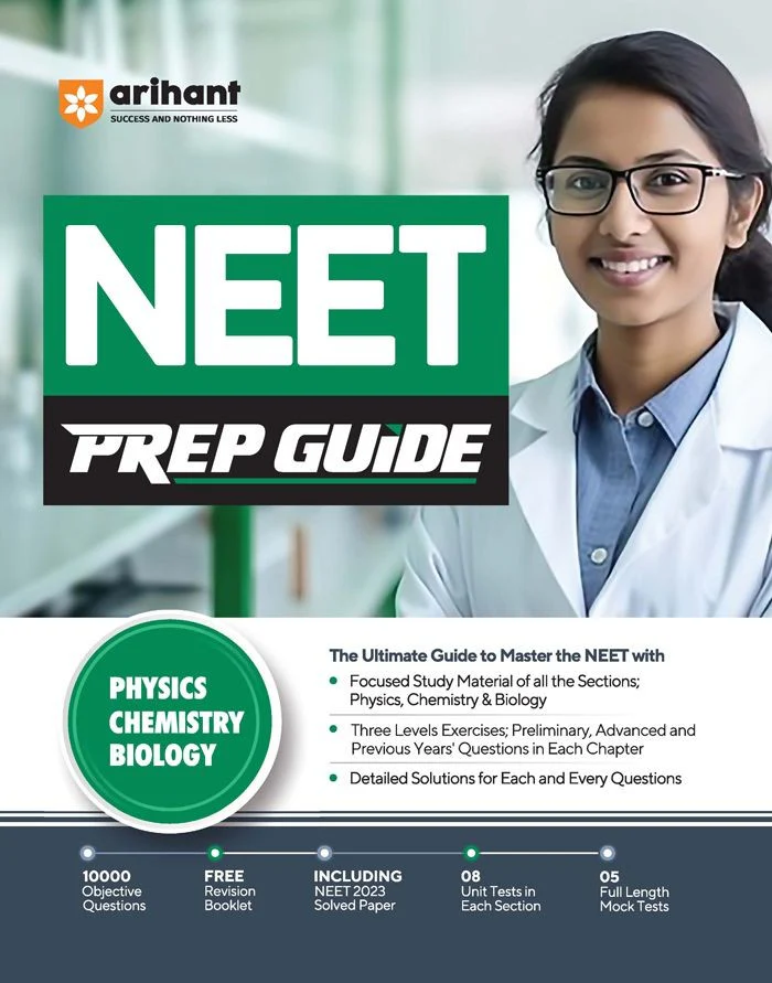 NEET PREP GUIDE 2025 |Physics, Chemistry & Biology | English Medium