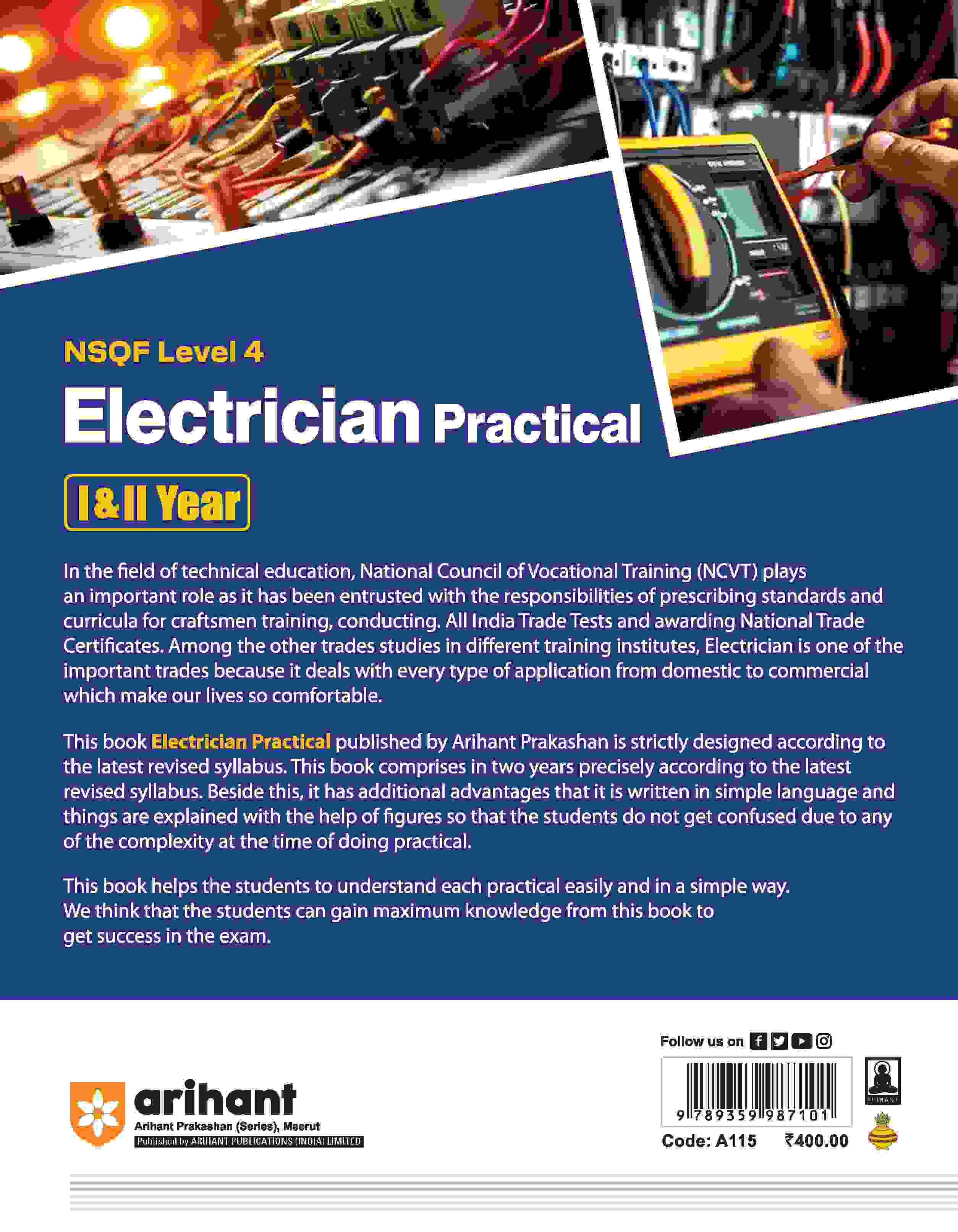 NSQF (Level 4) Electrician Practical (I & II Year) | English - Image 2