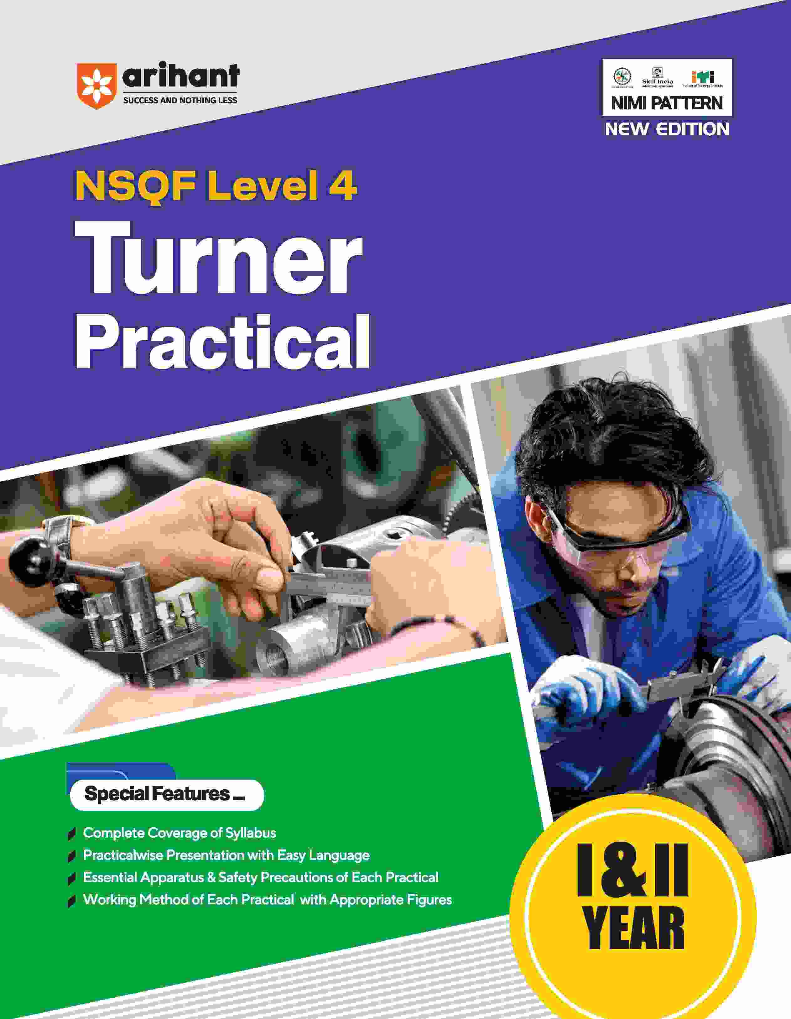 NSQF (Level 4) Turner Practical (I & II Year) | English
