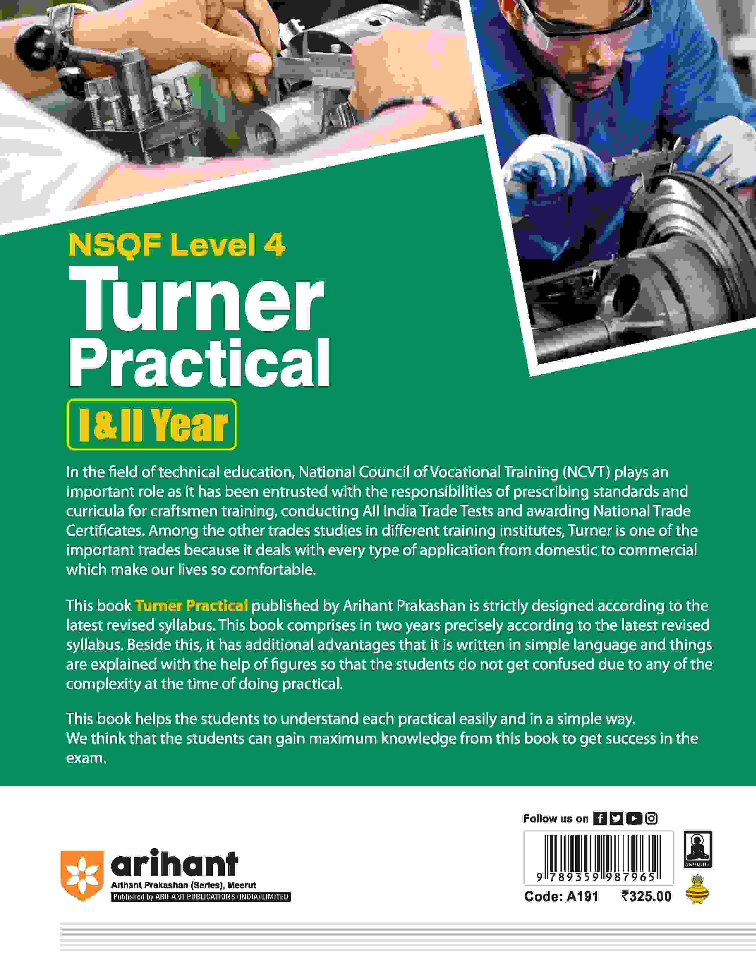 NSQF (Level 4) Turner Practical (I & II Year) | English - Image 2