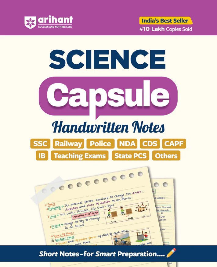Science Capsule  Handwritten Notes | For SSC, Railway, Police, CDS, CAPF and other Competitive Exam