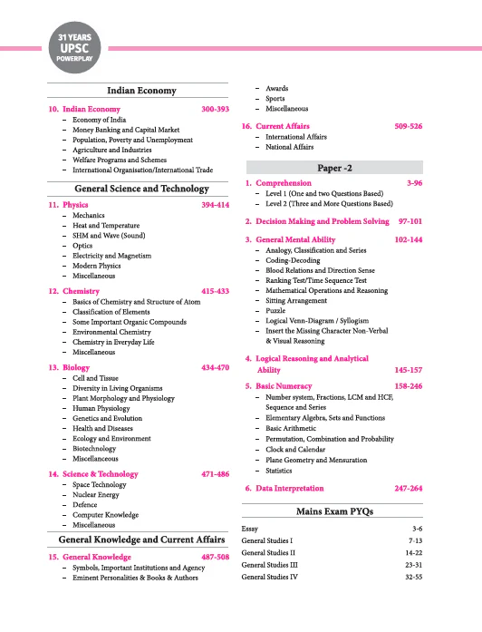 UPSC IAS & State PCS Pre Exam 31 Year Solved Papers (2025 -  1995) | GS (Paper1) and CSAT (Paper2) | English Medium - Image 3